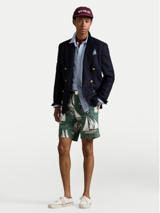 Polo Ralph Lauren Szorty materiałowe 710972102001 Zielony Regular Fit