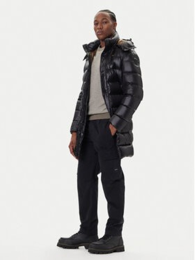 Blauer Kurtka puchowa 25WBLUK03147 Czarny Regular Fit