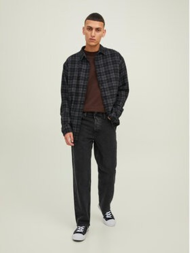Jack & Jones Jeansy Eddie 12216879 Czarny Loose Fit