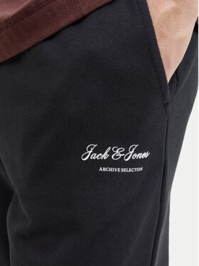 Jack & Jones Spodnie dresowe Gordon 12288641 Czarny Regular Fit