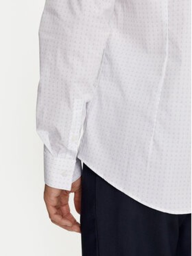 Calvin Klein Koszula K10K113163 Biały Slim Fit
