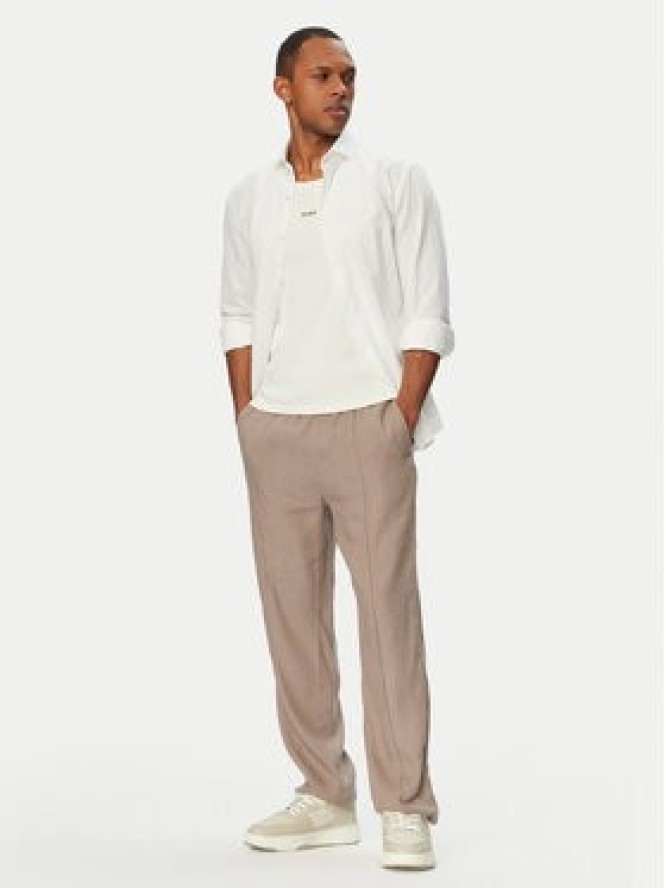 HUGO Spodnie materiałowe Cino 262FW 50562791 Beżowy Straight Fit