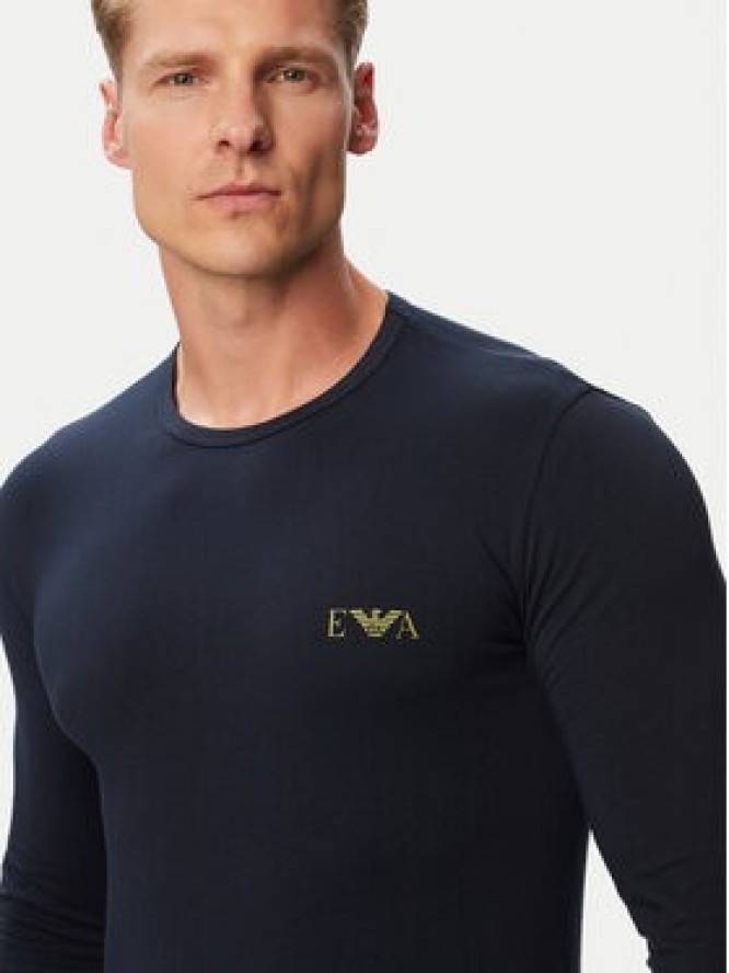 Emporio Armani Underwear Longsleeve EM000383 AF25018 UB102 Granatowy Regular Fit