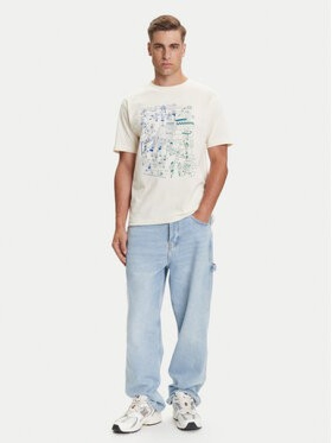 New Balance T-Shirt MT53916 Écru Regular Fit