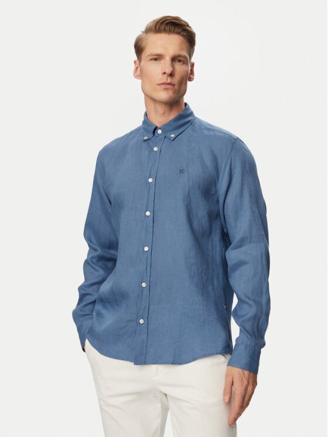 BOSS Koszula H-Liam 50556077 Niebieski Regular Fit