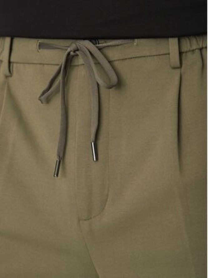 Liu Jo Spodnie materiałowe QA5080 J4776 80515 Zielony Regular Fit