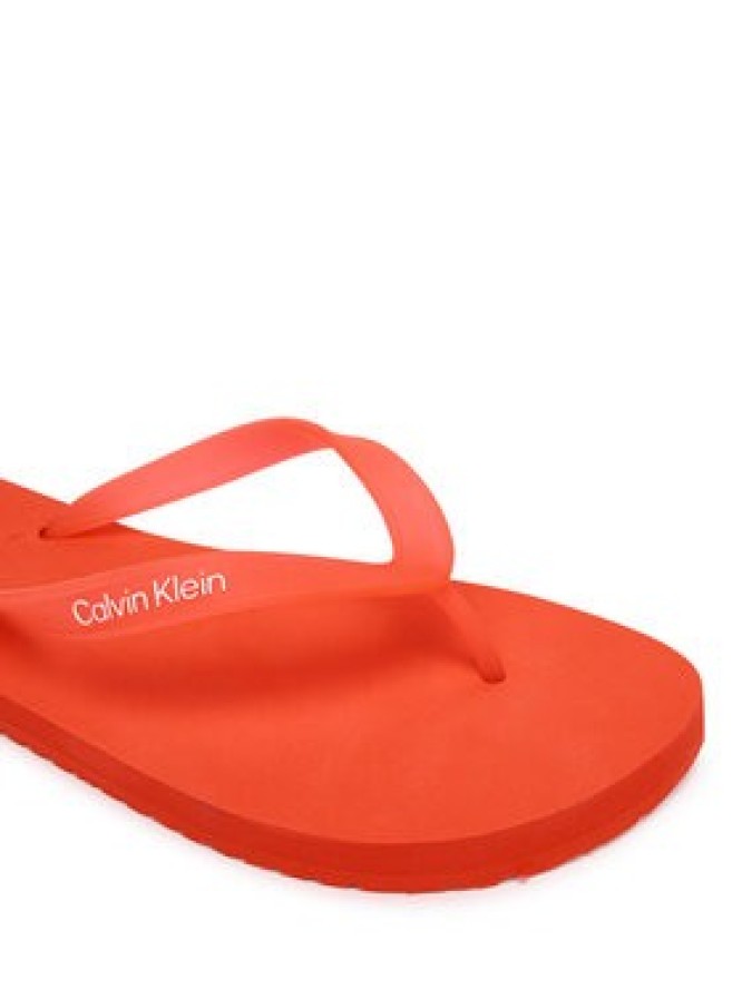 Calvin Klein Japonki Logo Strap HM0HM02105 Pomarańczowy