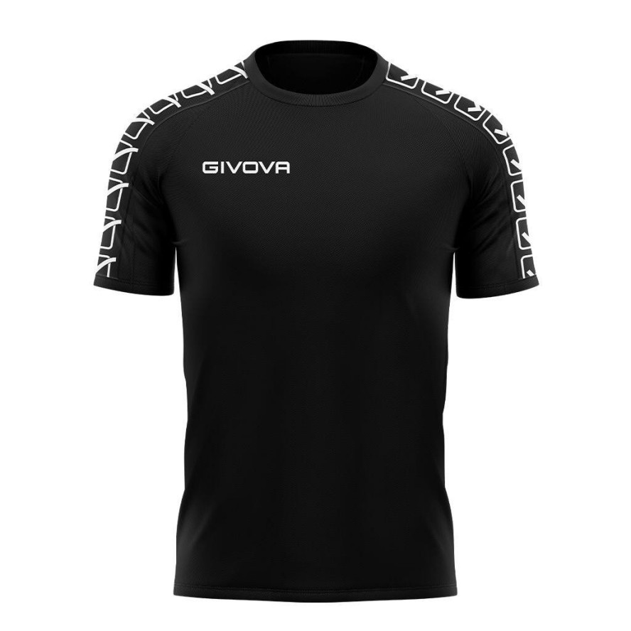 T-shirt sportowy Givova Cotton Band czarny