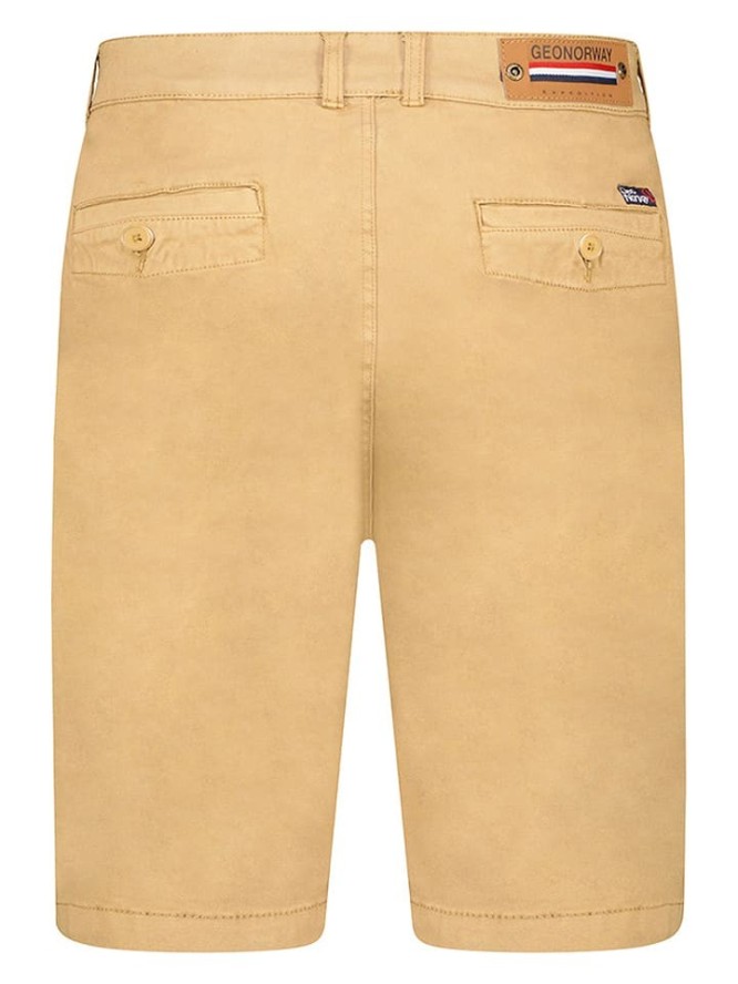 Geographical Norway Bermudy "Pacidor" w kolorze beżowym rozmiar: 3XL