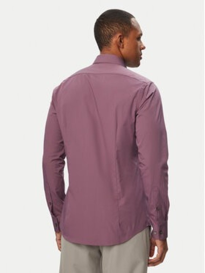 Calvin Klein Koszula Essentials LV019EU037 Fioletowy jasny Slim Fit