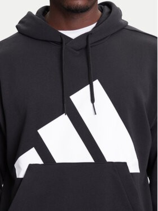 adidas Bluza Essentials Big Logo IN6164 Czarny Regular Fit