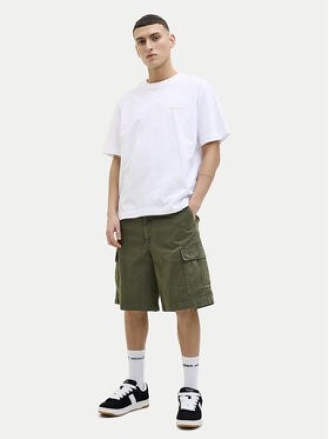 Jack & Jones Szorty materiałowe Karl 12269374 Zielony Loose Fit