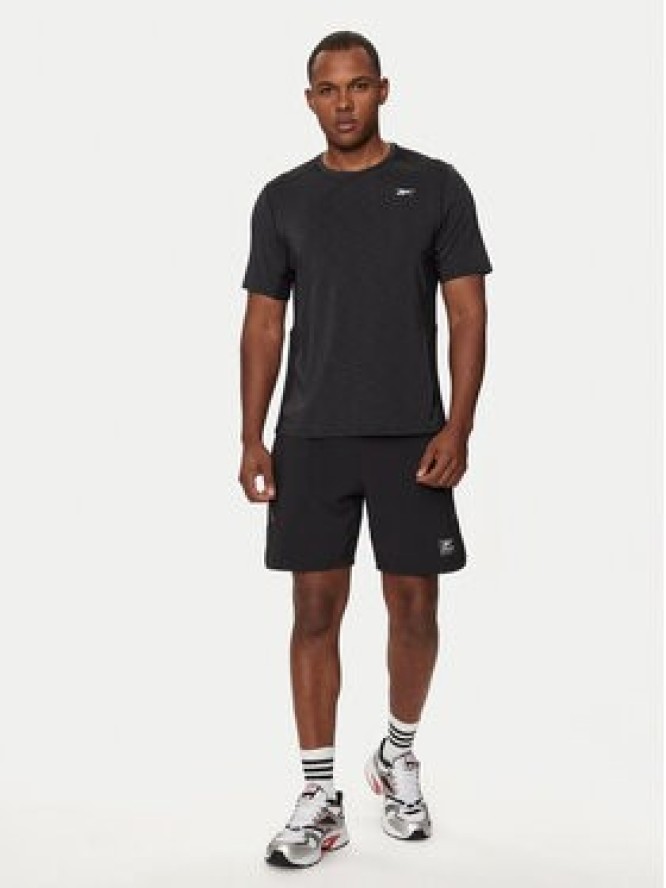 Reebok Szorty sportowe Certified Strength+Short IC1611 Czarny Regular Fit