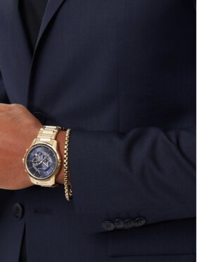 Armani Exchange Zegarek Banks AX7151SET Złoty