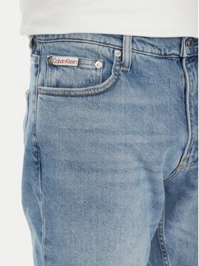 Calvin Klein Jeans Jeansy J30J327174 Niebieski Tapered Fit