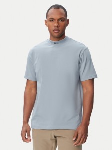 BOSS T-Shirt Tee Collar 50562120 Szary ciemny Relaxed Fit
