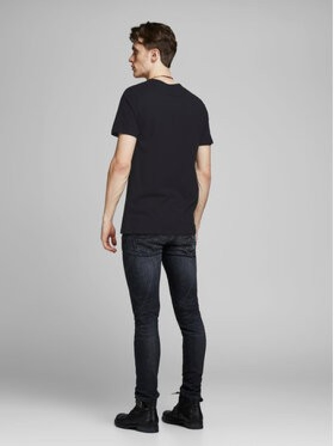 Jack & Jones Komplet 2 t-shirtów Basic 12133914 Czarny Slim Fit