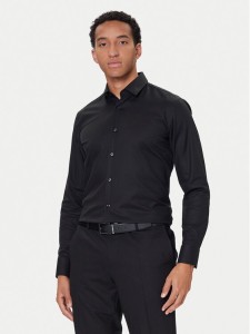 BOSS Koszula H-Hank 50490934 Czarny Slim Fit