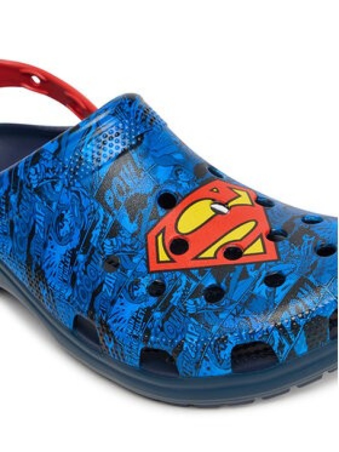 Crocs Klapki Superman Classic Clog 211131 Niebieski