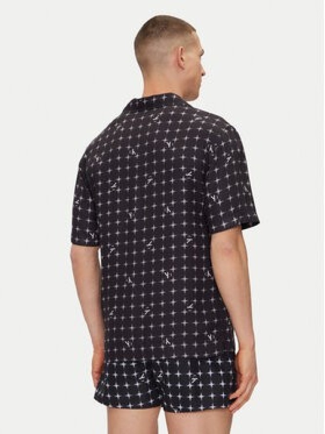 Calvin Klein Swimwear Koszula KM0KM01148 Czarny Regular Fit