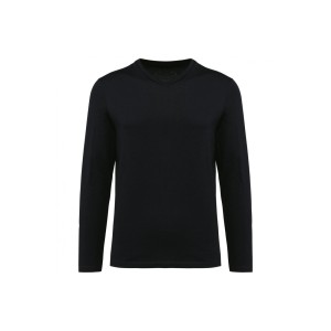 Koszulka z długim rękawem Suprima v-neck Kariban Premium