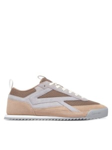 Calvin Klein Sneakersy Low Pro Runner Mix Mat HM0HM02208 Brązowy