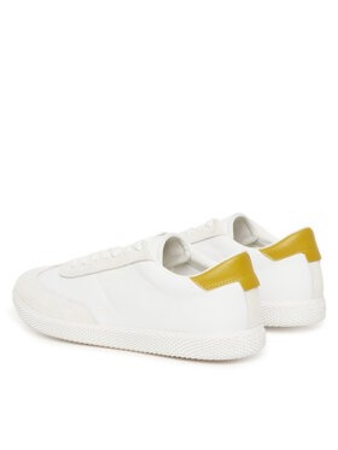 Calvin Klein Sneakersy Low Top Lace Up Cv Mix HM0HM01724 Biały