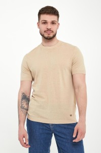 T-shirt męski lniany LIU JO