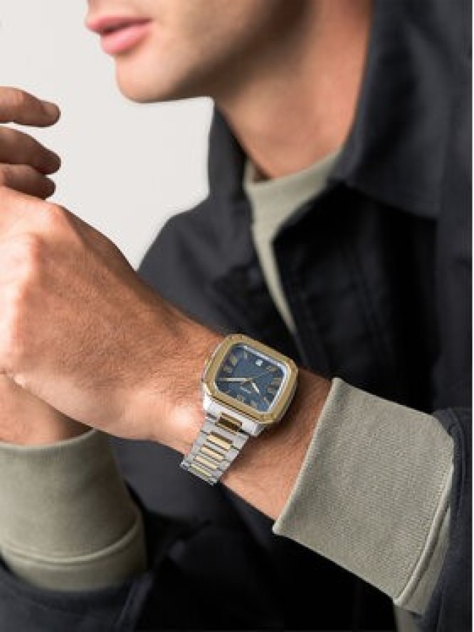 Fossil Zegarek Crosby FS6161 Złoty