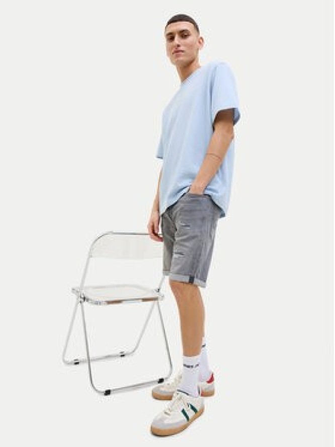 Jack & Jones Szorty jeansowe Rick 12269503 Szary Regular Fit