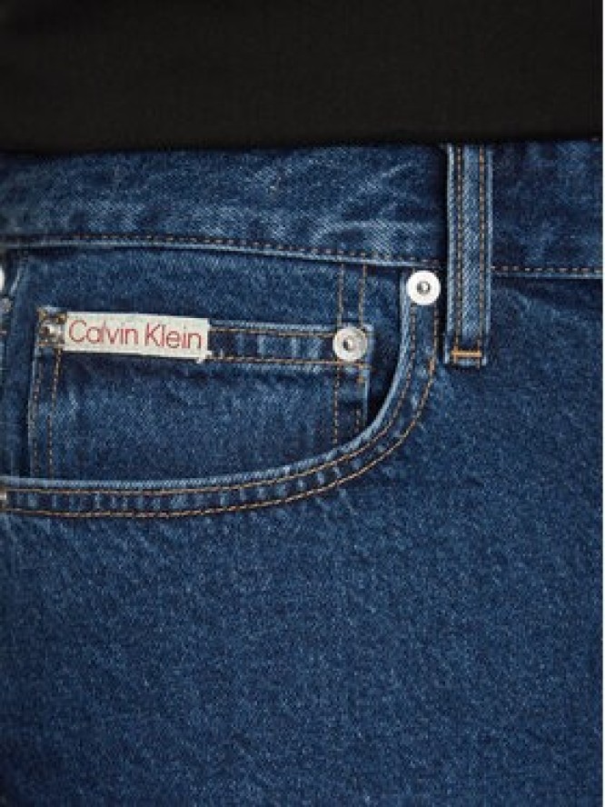 Calvin Klein Jeans Szorty jeansowe J30J327192 Granatowy Regular Fit