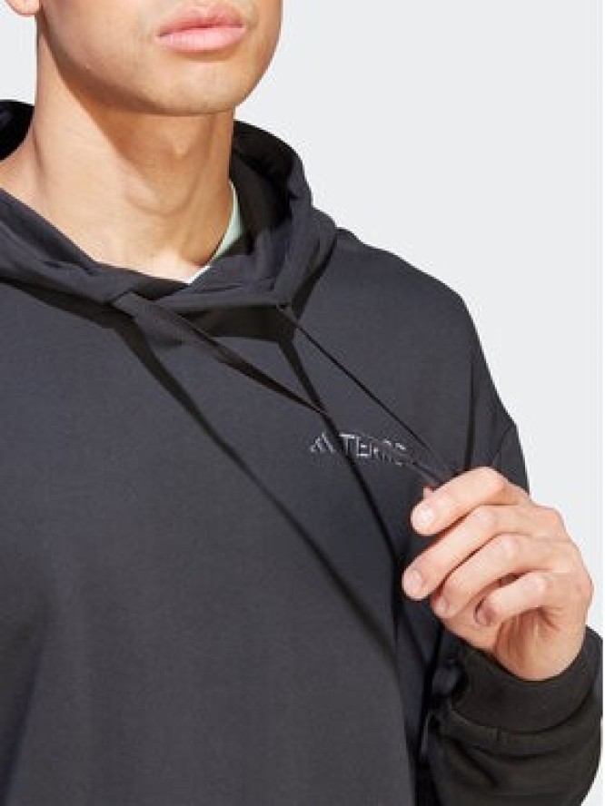 adidas Bluza Terrex Logo IB6565 Czarny Regular Fit