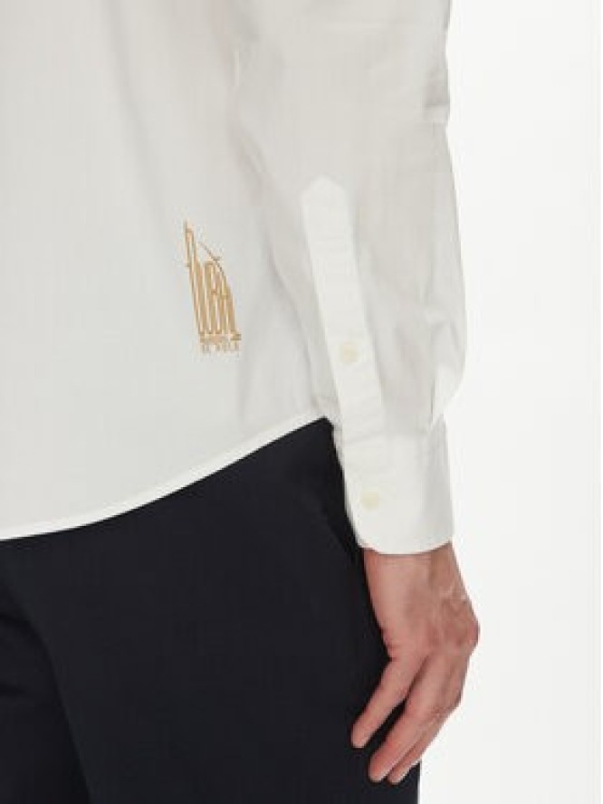 La Martina Koszula Alfred MAC601 PP483 Biały Regular Fit