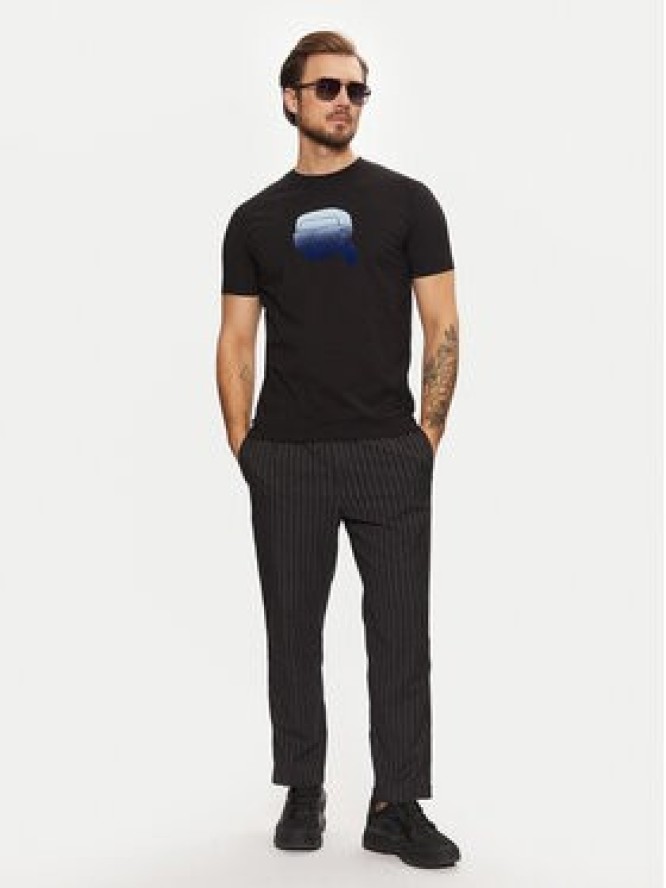 KARL LAGERFELD T-Shirt 755426 551242 Czarny Regular Fit