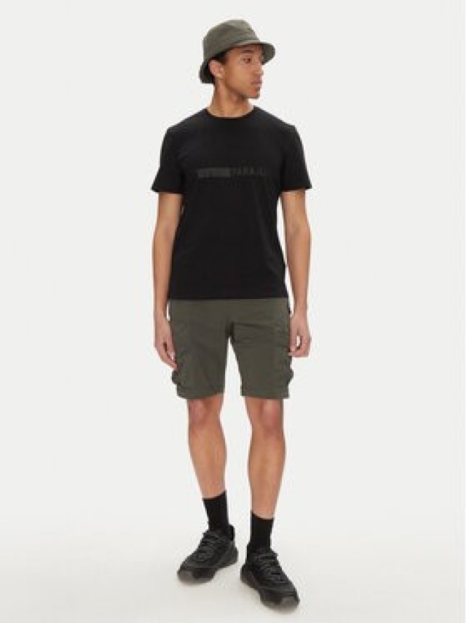 Parajumpers Szorty sportowe Irvine 25SMPMPARE06 Zielony Regular Fit