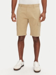 Tommy Jeans Szorty materiałowe Scanton DM0DM21949 Beżowy Regular Fit