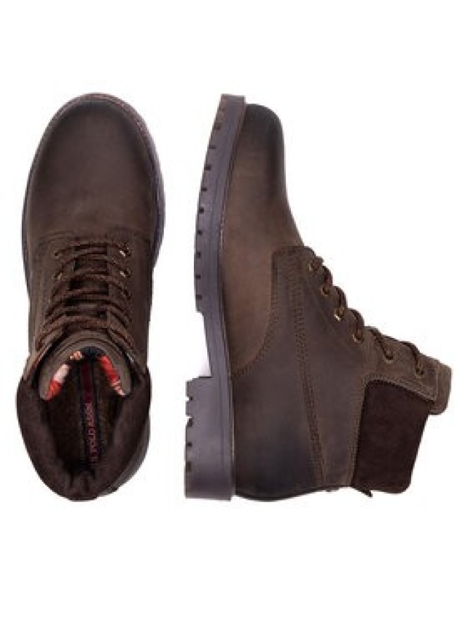 U.S. Polo Assn. Trapery YUMI002M/DL1 Brązowy