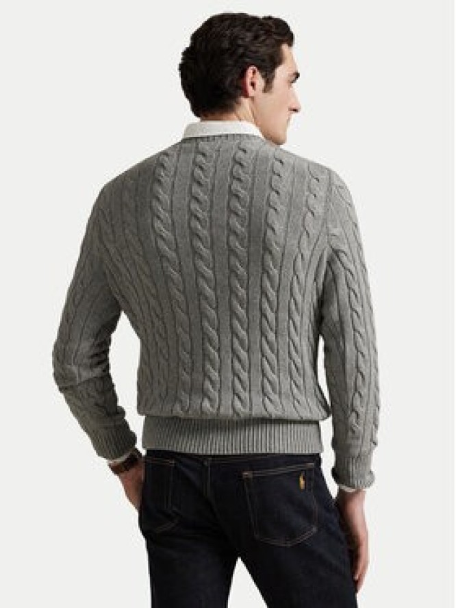 Polo Ralph Lauren Sweter 710775885013 Szary Regular Fit