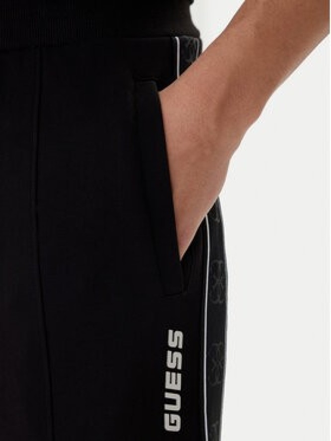 Guess Spodnie dresowe Mickey Z2YB09 KB3P2 Czarny Regular Fit