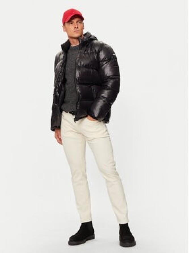 Schott NYC Kurtka zimowa COLUMBUSX Czarny Regular Fit