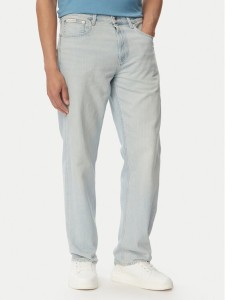 Calvin Klein Jeans Jeansy 90S LV04RG701G Niebieski jasny Straight Fit