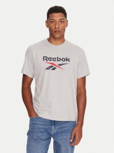 Reebok T-Shirt RK25158CCM Szary Regular Fit