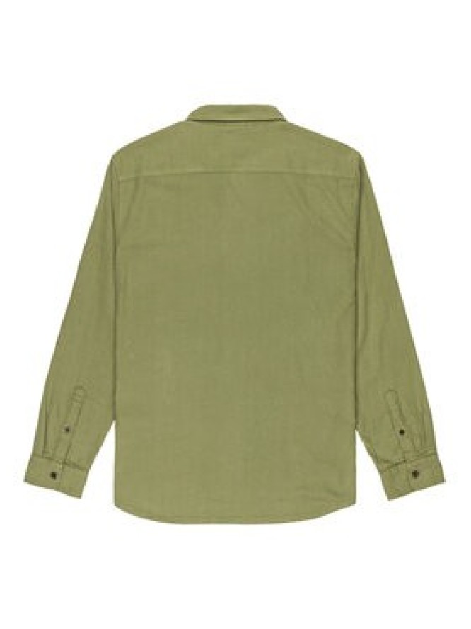 Quiksilver Koszula Motherfly Solid EQYWT04651 Zielony Regular Fit