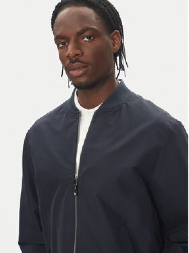 Lindbergh Kurtka bomber 30-301136 Granatowy Regular Fit