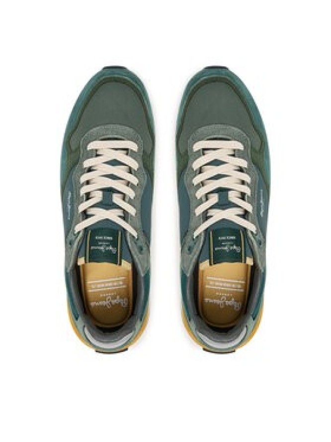 Pepe Jeans Sneakersy Buster Pro Main M PMS600009 Zielony