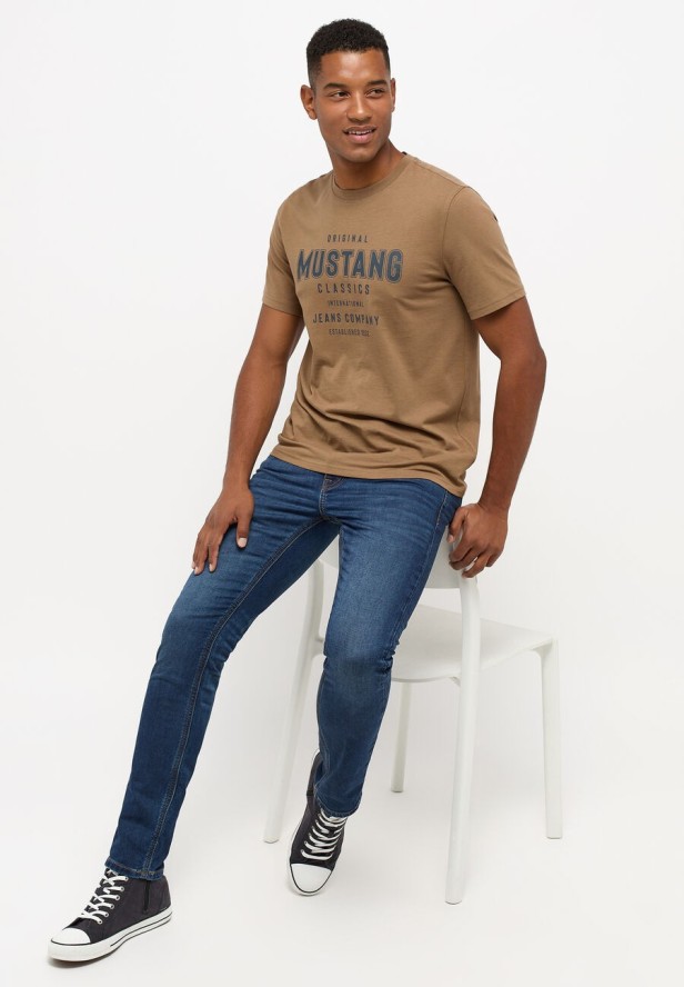 MUSTANG Oregon Slim K MĘSKIE SPODNIE JEANSOWE JEANSY DŻINS Denim Blue 1014598 5000 803