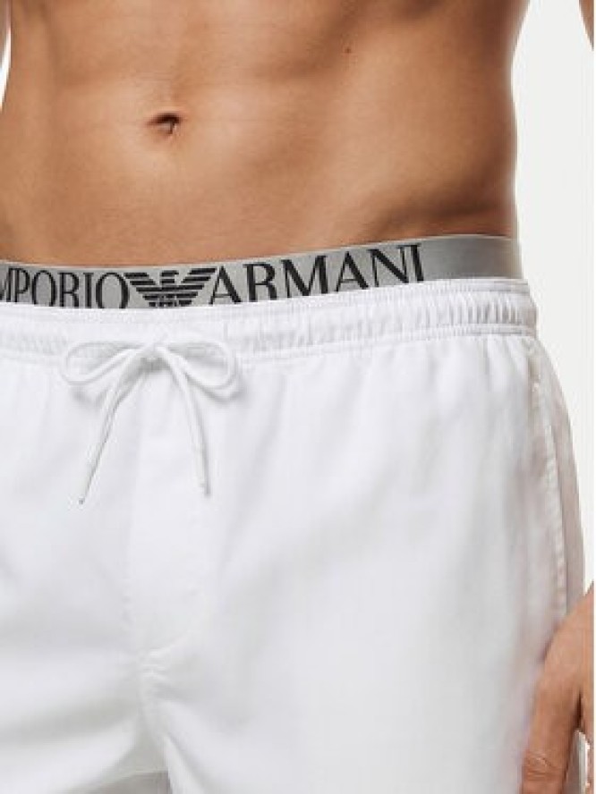 Emporio Armani Szorty kąpielowe EM000686 AF20432 U0002 Biały