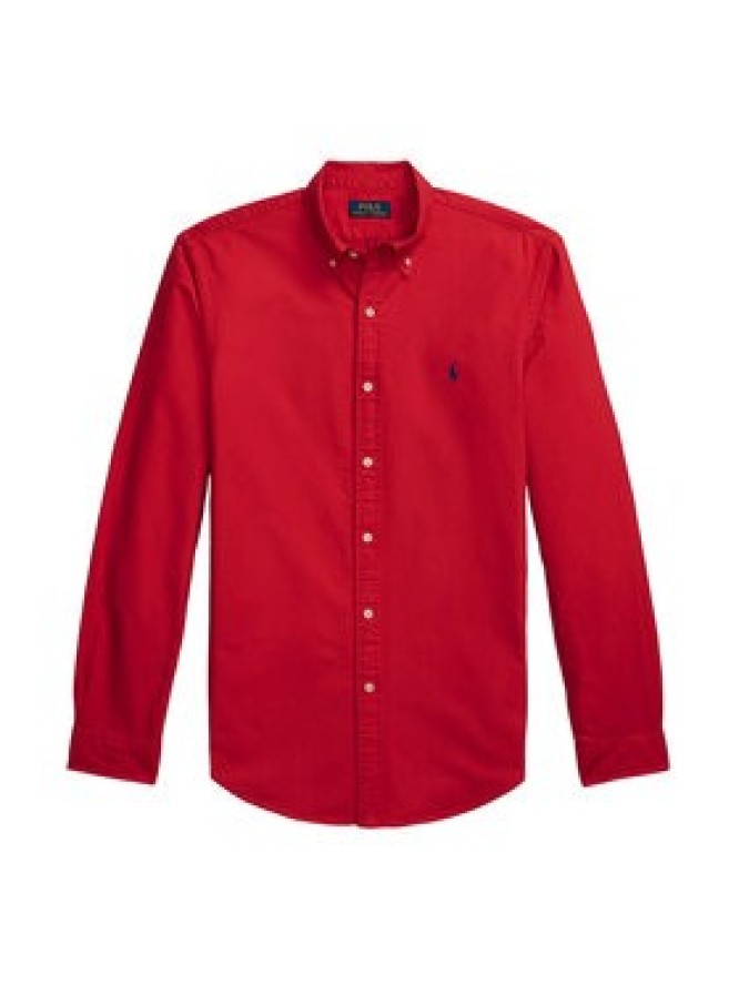 Polo Ralph Lauren Koszula 710804257061 Czerwony Slim Fit
