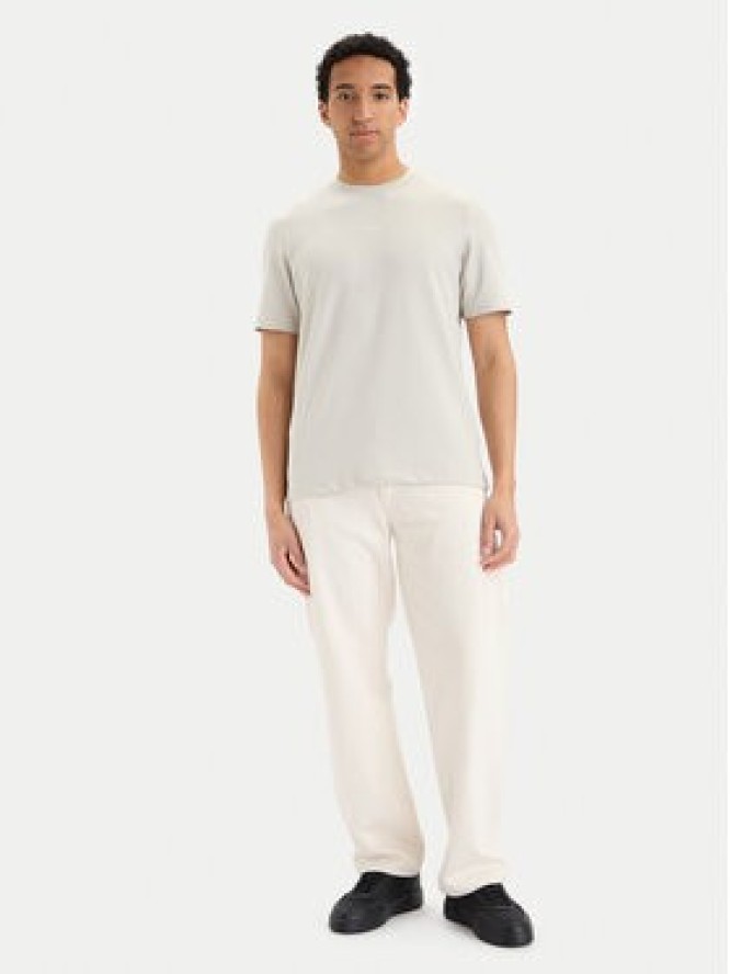 Calvin Klein T-Shirt LV04LC241G Beżowy jasny Regular Fit