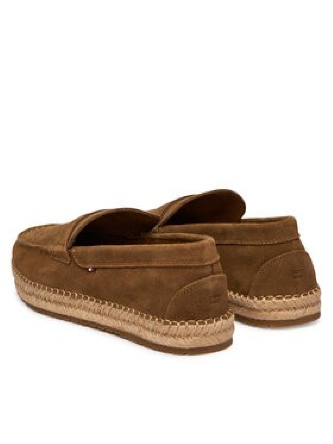 Tommy Hilfiger Espadryle Flexible Hilfiger Sde Espadrille FM0FM05794 Brązowy